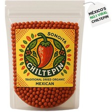 Dried Chiltepin Peppers (Chile Tepin) &ndash; 1oz Bag - 1 Ounce (Pack of 1)