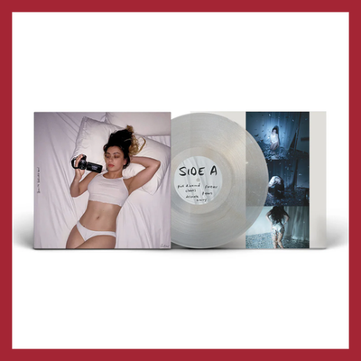 charli xcx - how i'm feeling now clear glitter anniversary vinyl +
