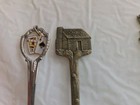 Souvenir Spoons Lot 4 Las Vegas Towle's Log Cabin Wyoming Expo 1890 PAN American — photo 2