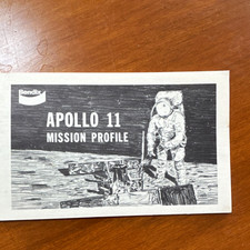 Vintage Bendix Apollo 11 Mission Profile Booklet NASA Moon Landing 1969 Space Pr
