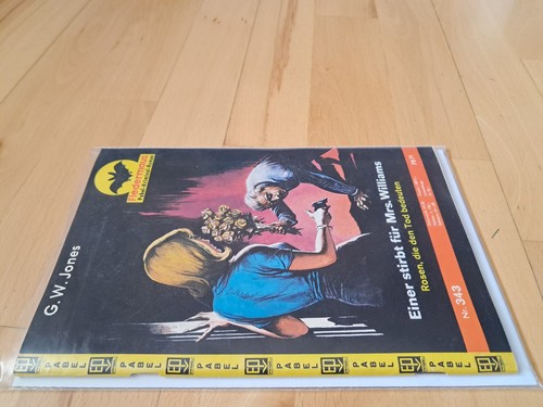 Thriller Fledermaus Kriminalroman Nr.343 - TOP Z0 Pabel Romanheft Erstdruck - Picture 3 of 3