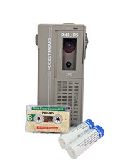 Philips Pocket Memo 390 LFH390 Mini Cassette Dictaphone Dictation Machine Vtg