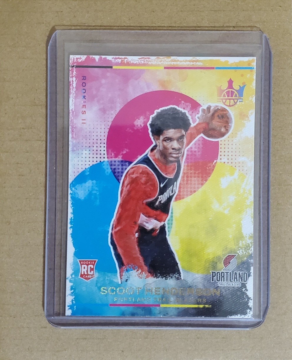 2023 Panini Court Kings Scoot Henderson #108 RC- Portland Trailblazers- Nice!!