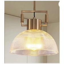 NEW Modern Gold Glass Pendant Light Fixture Kitchen Dining Room Chandelier