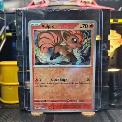 Vulpix 151 Reverse Holo Pokémon TCG 037/165 Scarlet & Violet Common