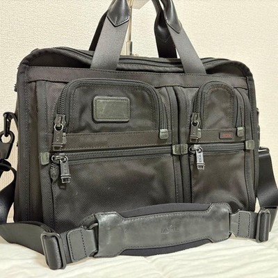 Tumi Alpha 3 Expandable Business Suitcase Gray 26-Inch Good Condition