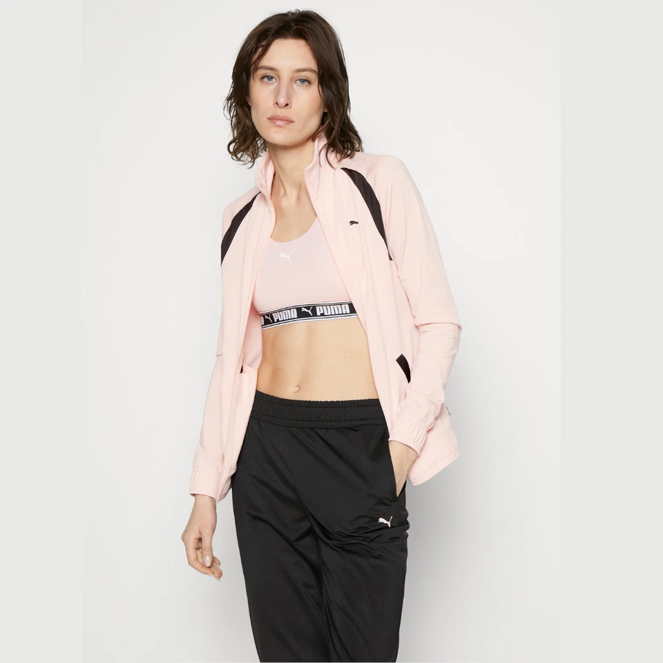 Puma Classic Tricot Tracksuit Women's Rose Dust - Image 3 of 4