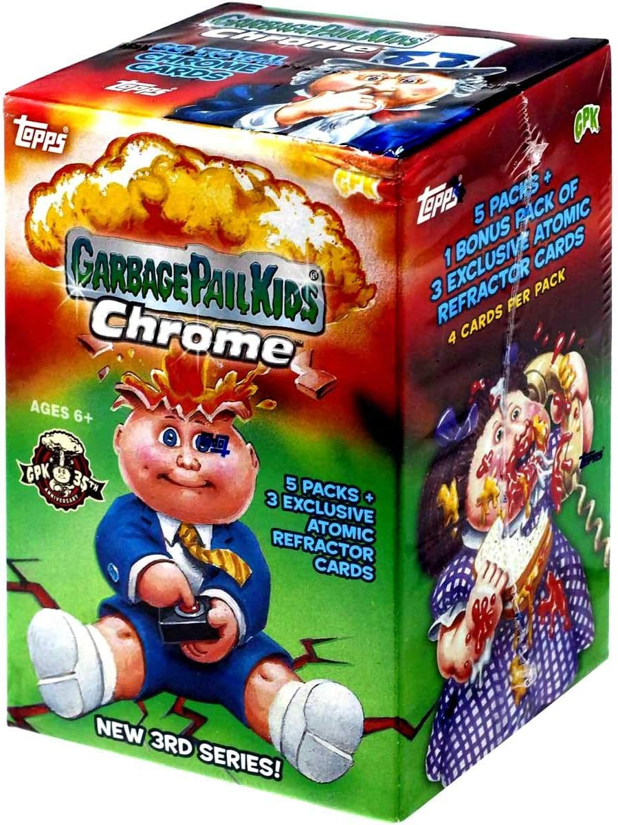 2020 Garbage Pail Kids Chrome Blaster Box with 5 Packs + Bonus