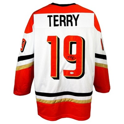 Troy Terry autographed signed jersey NHL Anaheim Ducks JSA