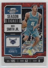 2023 Contenders Optic Season Ticket International Red Prizm Nick Smith Jr 1d0h