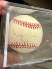 Mark Langston Mariners Angels Signed Autograph Official American League Baseball