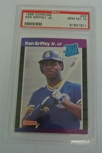 1989 Donruss #33 Ken Griffey Jr. RC PSA 10