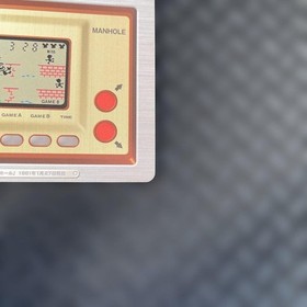 [Rare !] e-Card Promotion Card "Manhole" Game & Watch