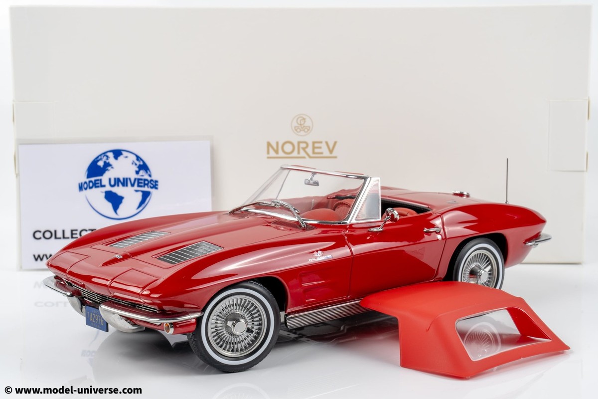 Norev - 1:18 Chevrolet Corvette C2 Sting Ray Cabriolet Riverside