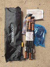 Trekology TREK-Z Collapsible Tri-fold Trekking Pole Hiking Poles Adjustable FP&P