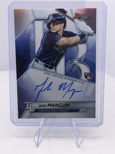 2025 Bowman's Best Jake Mangum Rookie Refractor Auto Tampa Bay Rays  