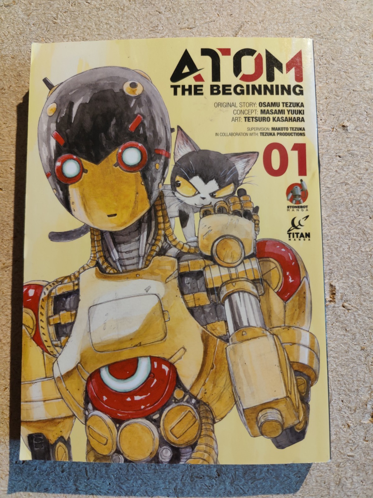 Atom The Begining Libro 1 Libro de bolsillo Osamu Tezuka Manga Novela gráfica Inglés Nuevo
