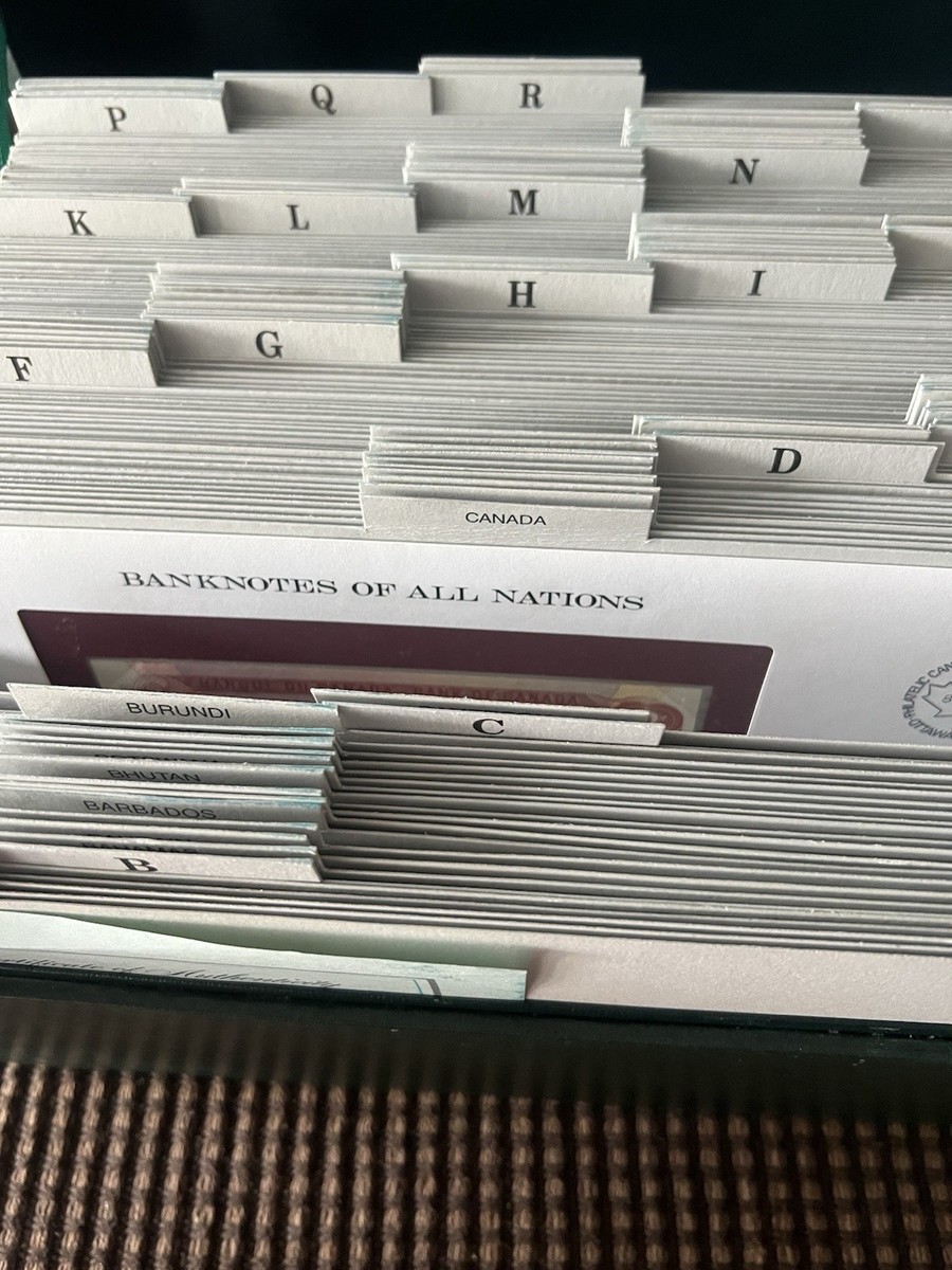 Franklin Mint “Banknotes of All Nations” 150-Note Complete Boxed