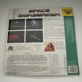 Space Berserker Sega LaserActive Mega LD English / Japanese Bilingual Version