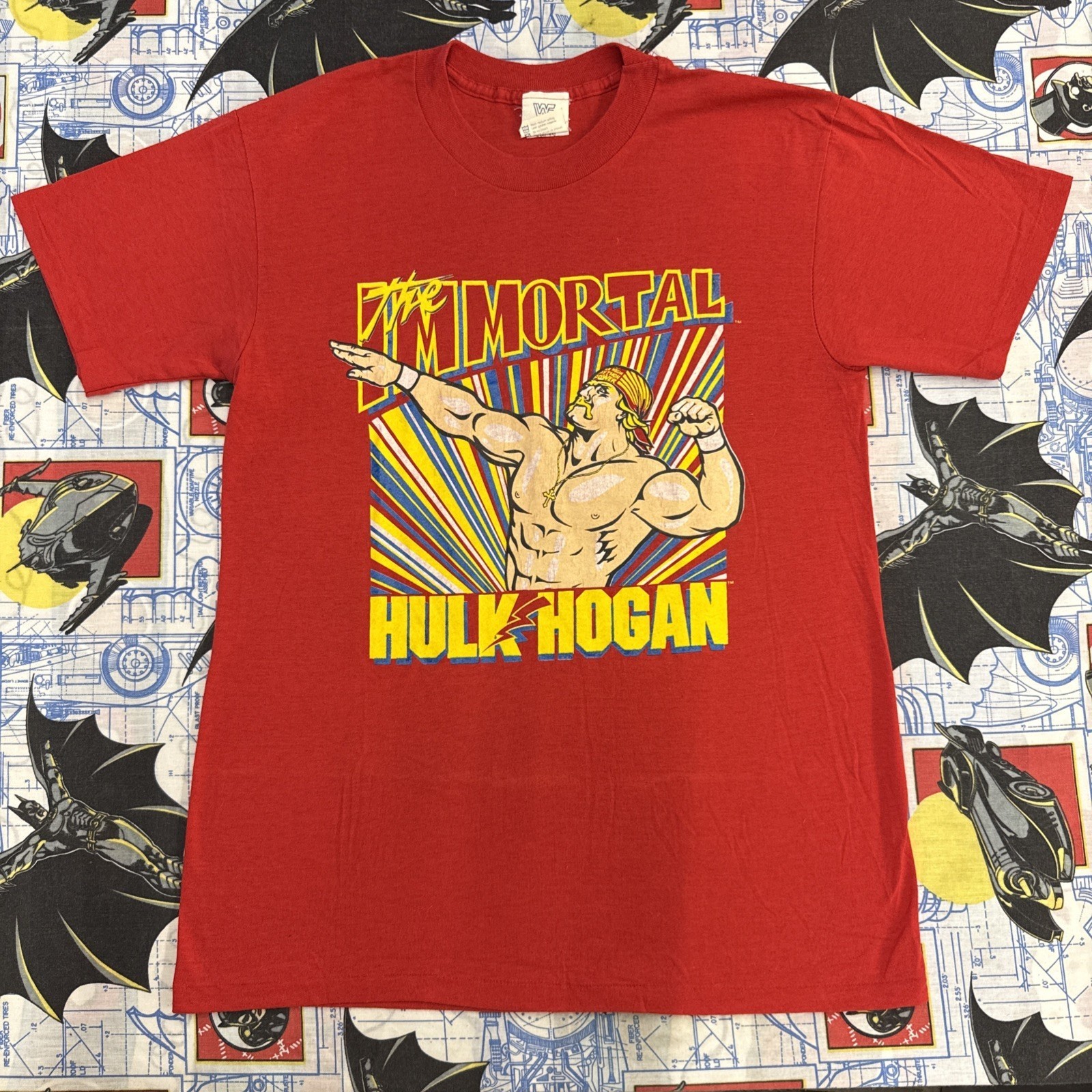 Hulk Hogan 1989 The Immortal T-Shirt Cotton For Men Tee S-4XL Bo1897