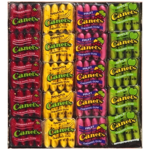 Canel's Assorted Fruit Flavors Chewing Gum 4 pc 20 ct - Picture 1 of 1