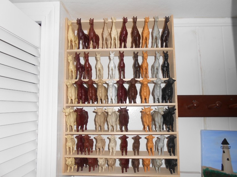 Hartland Plastic Rare 6 Color Animal Collection