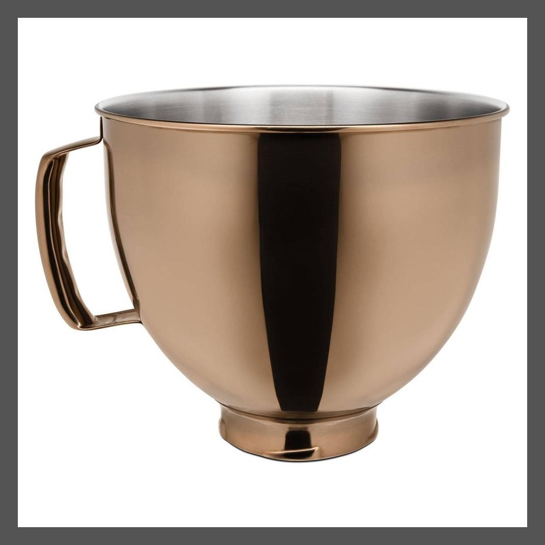 KitchenAid 5qt Radiant Copper Colorfast Finish Stainless Steel Bowl - KSM5SS 13690₽
