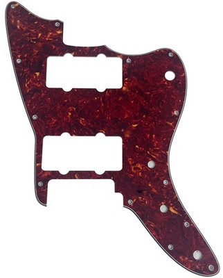 Guitar For Squier Affinity Jazzmaster Guitar Pickguard 4 Ply Red Tortoise