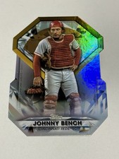 2022 Topps Diamond Greats Die Cuts - #DGDC-10 - Johnny Bench - Cincinnati Reds