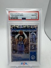 2022 Chronicles Asia Jade  #43 Paolo Banchero Jersey#/18 RC PSA 10 