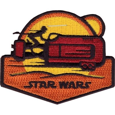 Star Wars Official Red Speeder Bike Rebel Rey Lucasfilm Iron On Patch