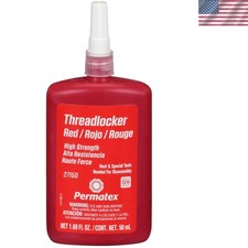 50ml High Strength Liquid Threadlocker Red  Unmatched Grip for Metal Fasteners