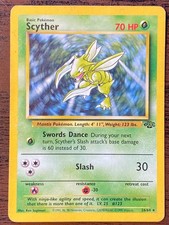 Scyther 26/64 Rare Jungle Pokemon Unlimited Heavily Played+ on eBay
