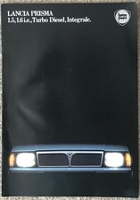 LANCIA PRISMA RANGE Car Sales Brochure JANUARY 1988 GERMAN TEXT #1/'88-02/447