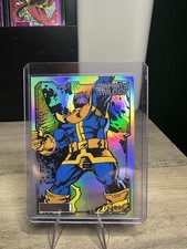 2023 UD Marvel Infinity Trilogy Rainbow #1 Thanos
