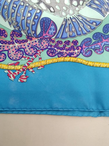 CARRE90 GRANDS FONDS Model Turquoise HERMES - Picture 11 of 12