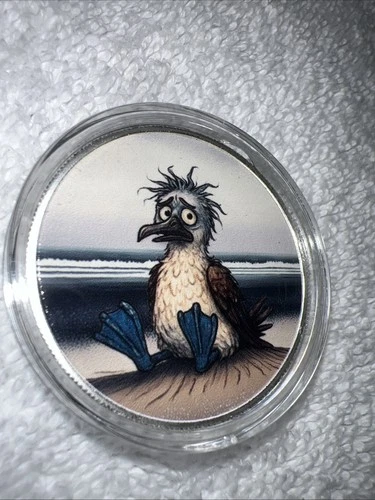 Hayleybug Mint Colorized Silver 1/2 oz - Frizzled Blue Foot - #7/15 🔥