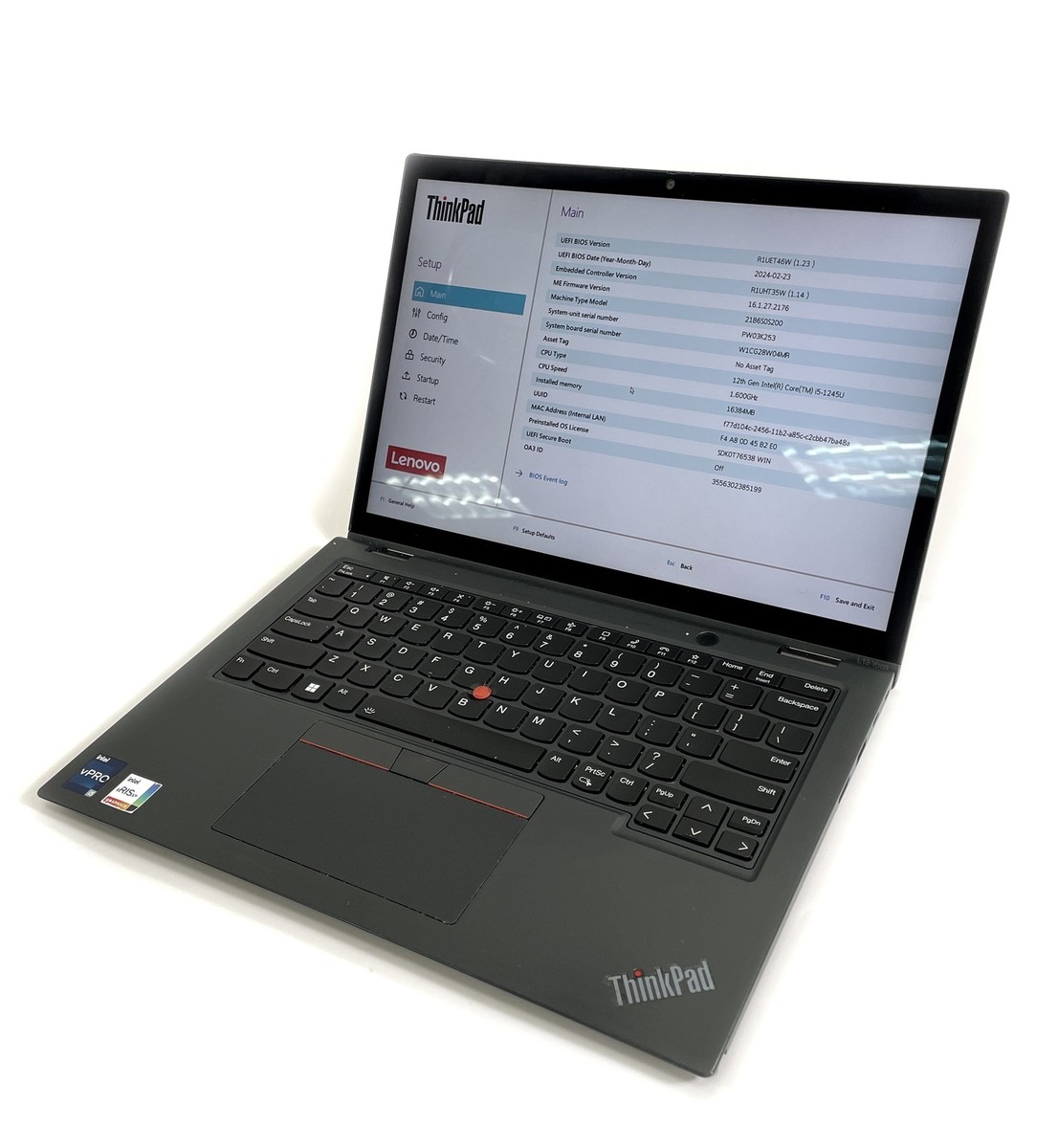 Lenovo ThinkPad L13 Yoga Gen 3 Laptop i5-1245U 1.6GHz 512GB SSD