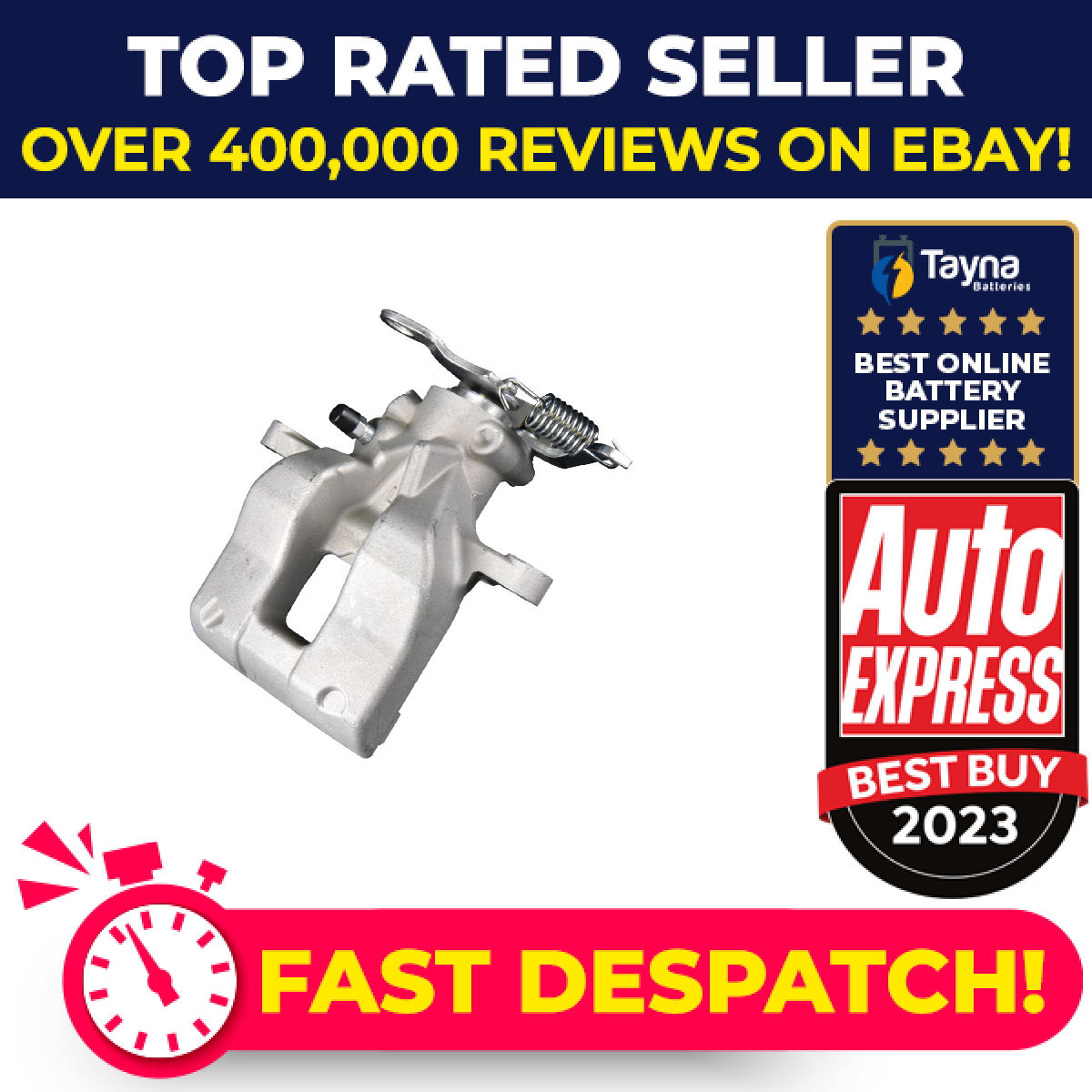 Brake Caliper fits TOYOTA AVENSIS ZRT270 1.6 Rear Left 08 to 18 1ZR-FAE Quality