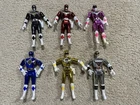 Vintage Bandai 1995 Mighty Morphin Power Rangers Figures Lot of 6 - No weapons