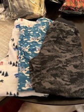 Lot of 3 Vineyard Vines Fleece Pajama Pants Whale Print Youth Boys Size S M 12