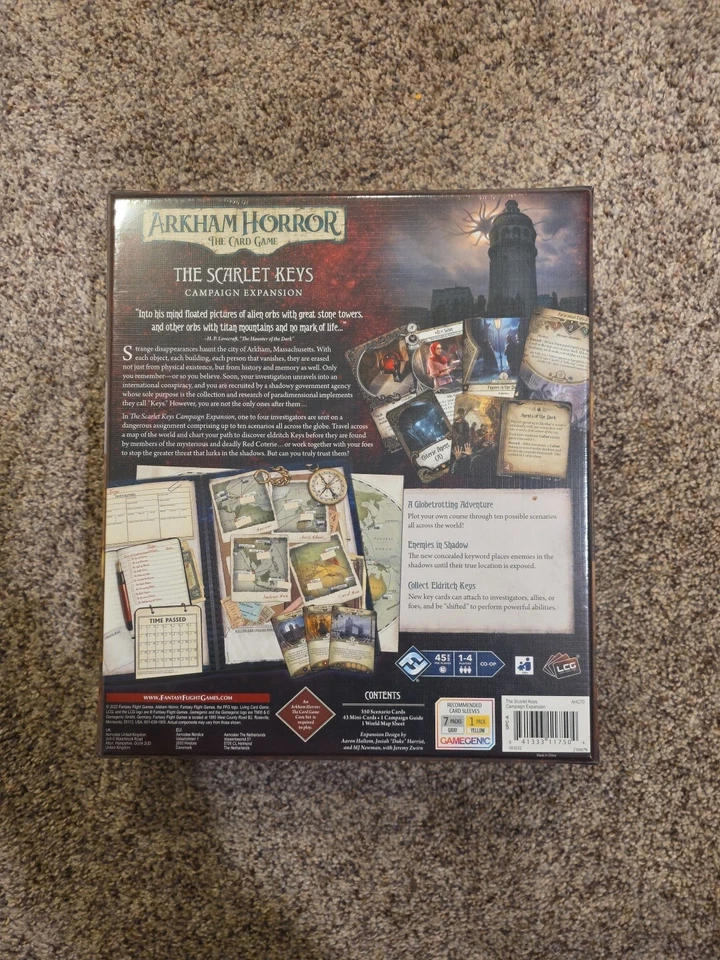 Arkham Horror LCG Scarlet Keys Campaign Expansion New Sealed FFG Fantasy Flight - Image 3 of 4