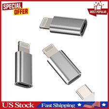 USB C Female to Lightning Male Adapter 3 Pack, Apple MFi Certified, Compatibl...