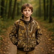 Master Sportsman Kids Camo Hunting Jacket Size M – Outdoor Rugged