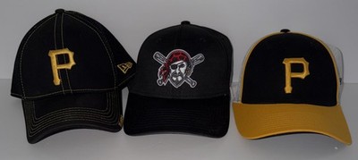 Pittsburgh Pirates MLB Men s Lot Of 3 Baseball Caps Hats Size Medium/Large M/L