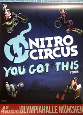 NITRO CIRCUS 2018 MÜNCHEN - orig. Concert Poster - Konzert Plakat - DIN A1 xx