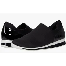 WALKING CRADLES Women's Dash Slip-On Comfort Shoes 9 WW Black Stretch NWB
