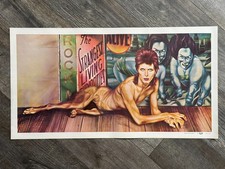 DAVID BOWIE Vintage Poster Diamond Dogs Tour Classic Rock Glam 1974 NEVER HUNG