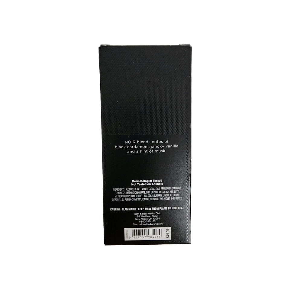 Nueva colección Bath & Body Works Noir para hombre Colonia 3,4 oz/100 ml Foto 2 de 2