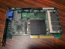 W9x DOS AGP Card MATROX G2 MSDA 8BF/20 VGA GRAPHICS CARD 834-00 Rev A. Works